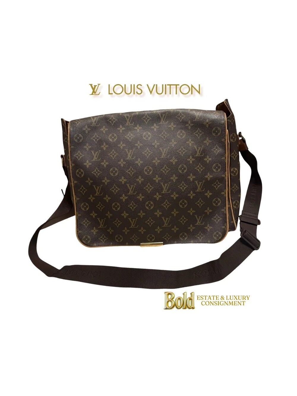 Louis Vuitton Vintage Abbesses Messenger with COA
